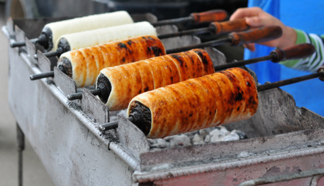 In Romania we ate our first Kiortosh. How wonderful!